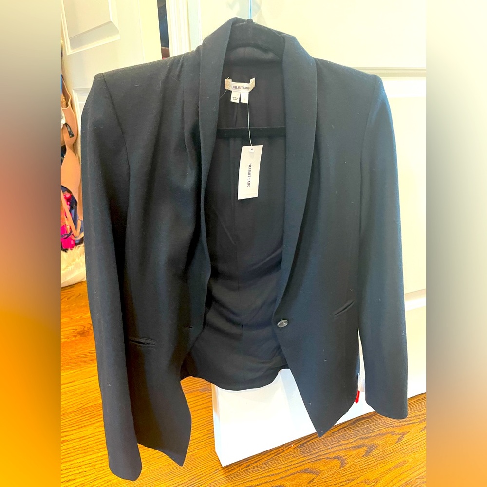 COPY - NWT Helmut Lang Blazer. Wool Black